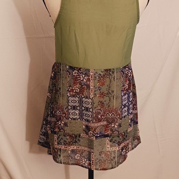 Self Esteem Boho Style Sheer Vest With Crochet Top | EUC | Medium - Picture 5 of 11